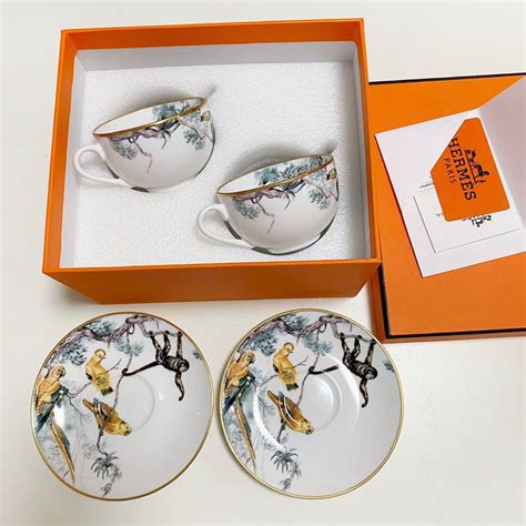 fake hermes tea set - Hermes porcelain tea cups.